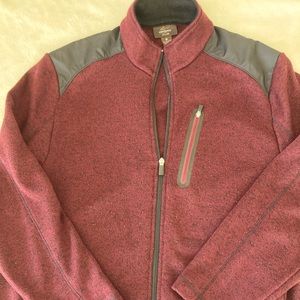 Men’s Front Zip Sweater-Style Jacket